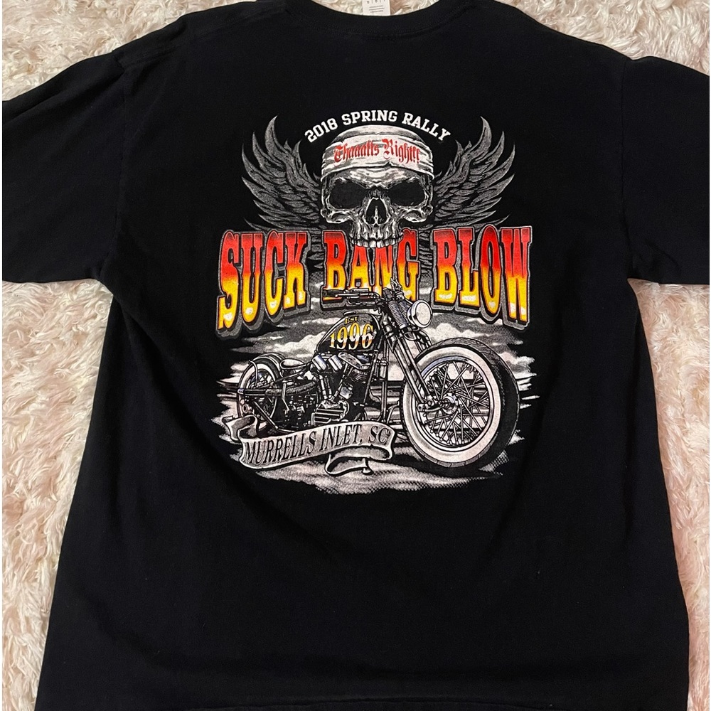 Suck, Bang, Blow Murrells Inlet, SC 2018 Spring Rally T-Shirt